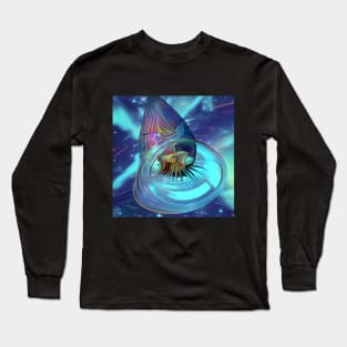 Nautilus Alien in Space Long Sleeve T-Shirt